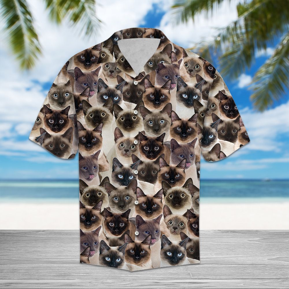 Siamese Awesome D0307 - Hawaii Shirt
