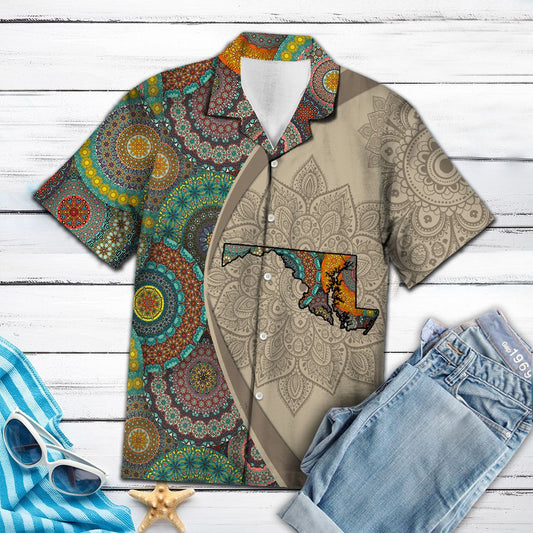 Maryland Mandala H3711 - Hawaii Shirt