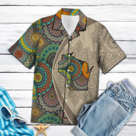 Wisconsin Mandala H3715 - Hawaii Shirt