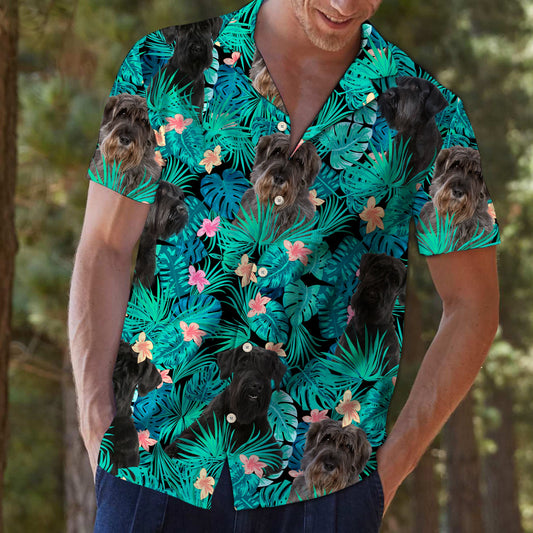 Giant Schnauzer Tropical T0307 - Hawaii Shirt