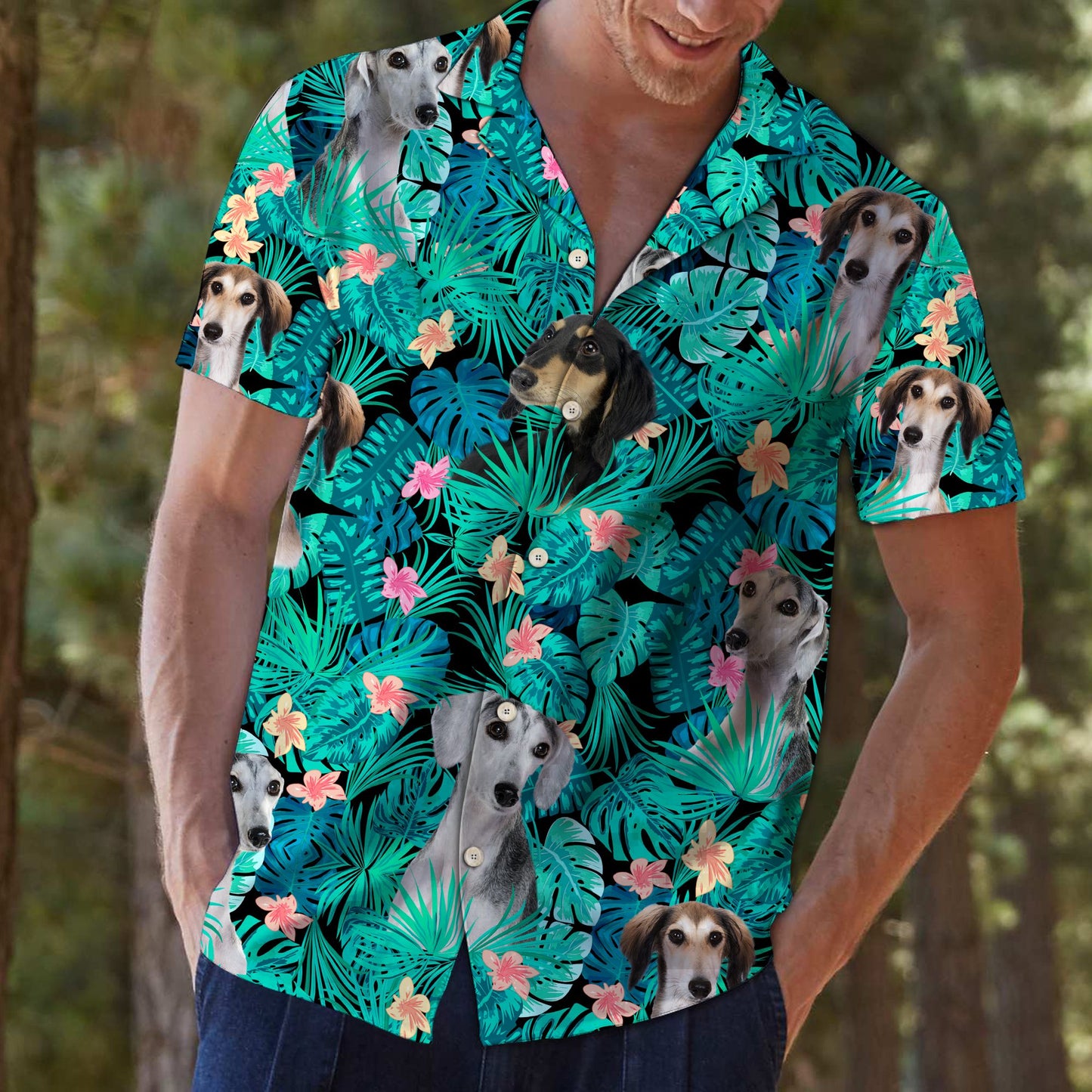 Saluki Tropical T0307 - Hawaii Shirt
