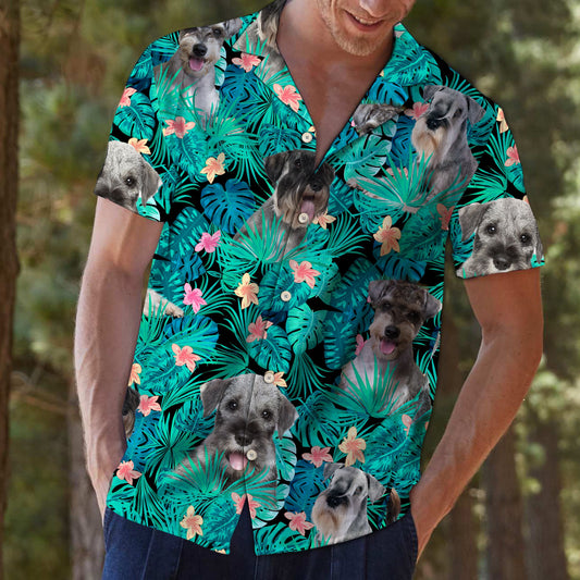 Standard Schnauzer Tropical T0307 - Hawaii Shirt