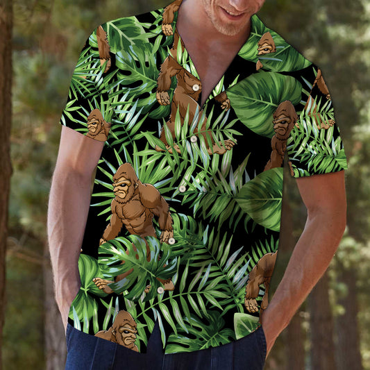 Bigfoot Green Tropical G5703 - Hawaii Shirt