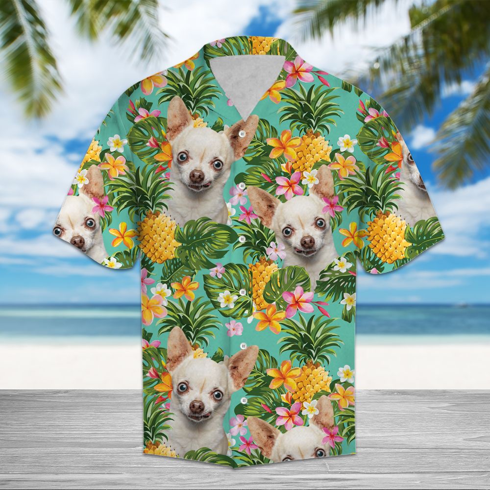 Tropical Pineapple Chihuahua H3724 - Hawaii Shirt