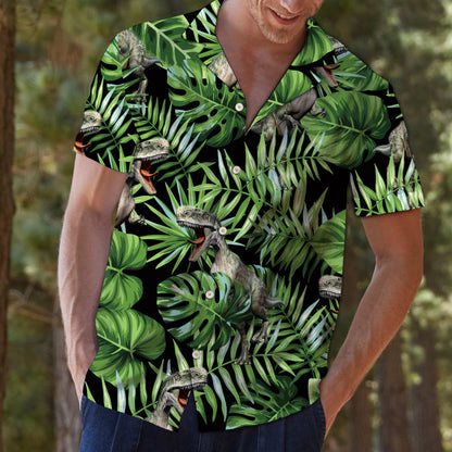 Dinosaur Green Tropical G5703 - Hawaii Shirt