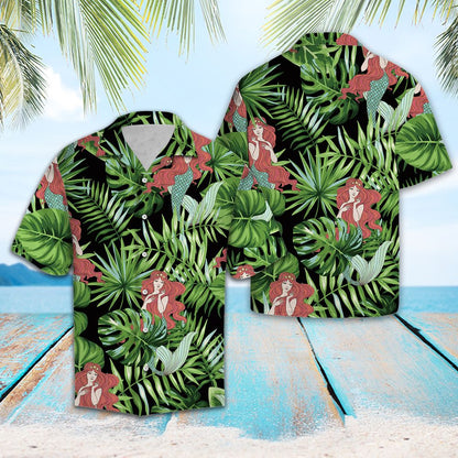 Mermaid Green Tropical G5703 - Hawaii Shirt