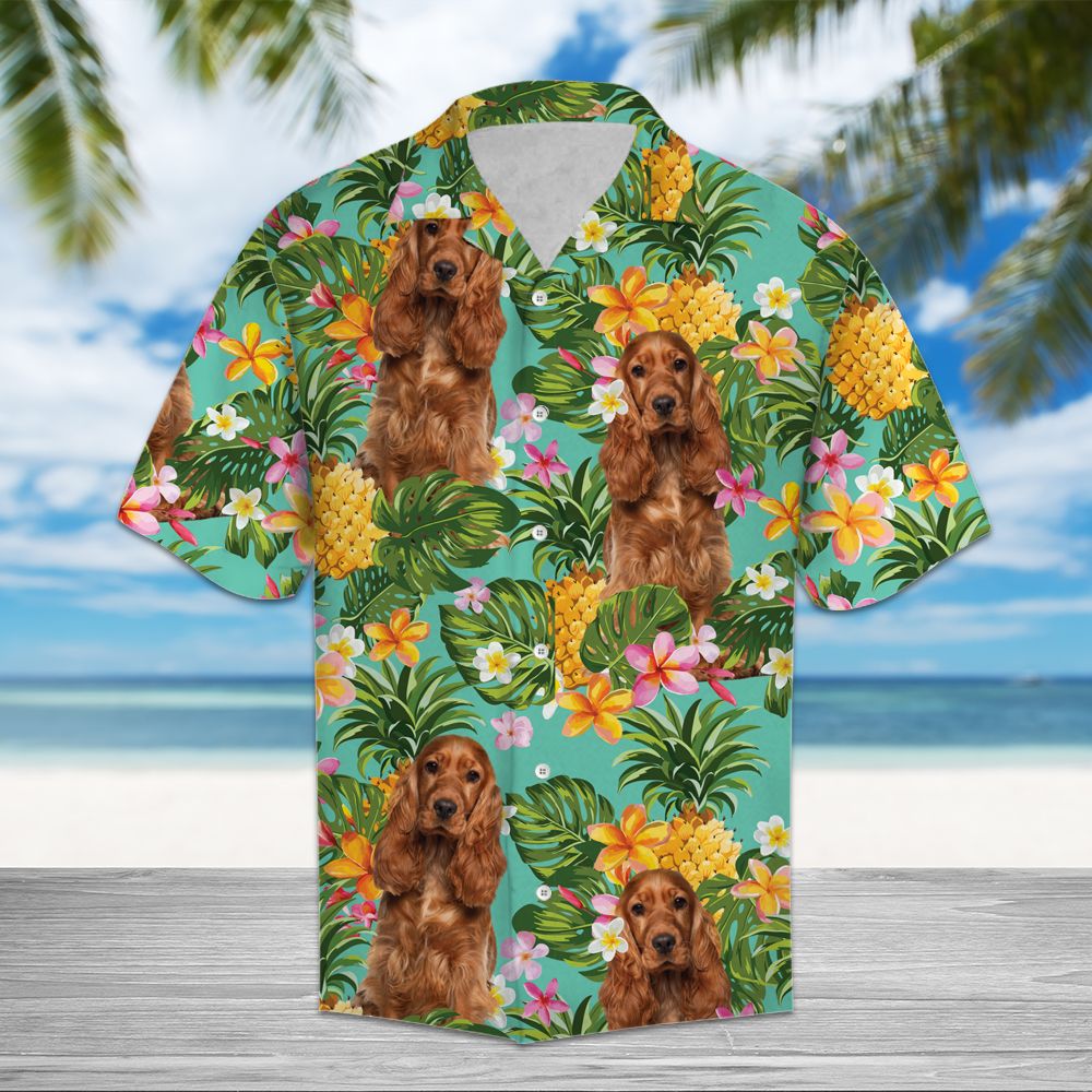 Tropical Pineapple Cocker Spaniel H3730 - Hawaii Shirt