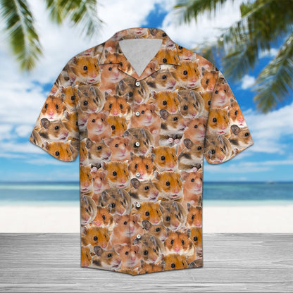 Hamster Awesome D0307 - Hawaii Shirt