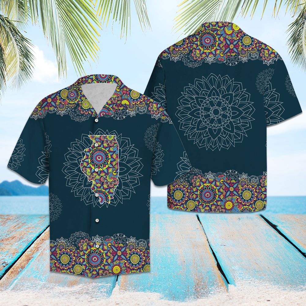 Illinois Mandala T0307 - Hawaii Shirt