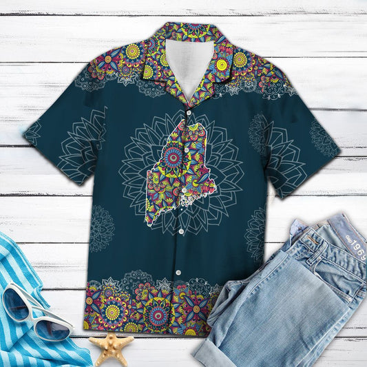 Maine Mandala T0307 - Hawaii Shirt