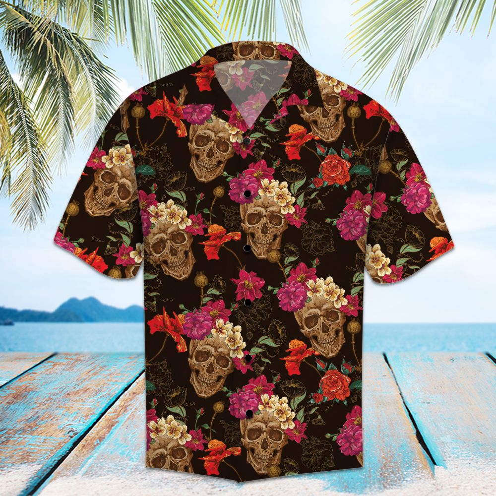 Amazing Skull H3778 - Hawaii Shirt