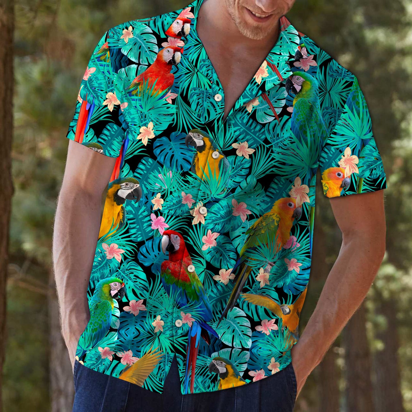 Parrot Tropical T0307 - Hawaii Shirt