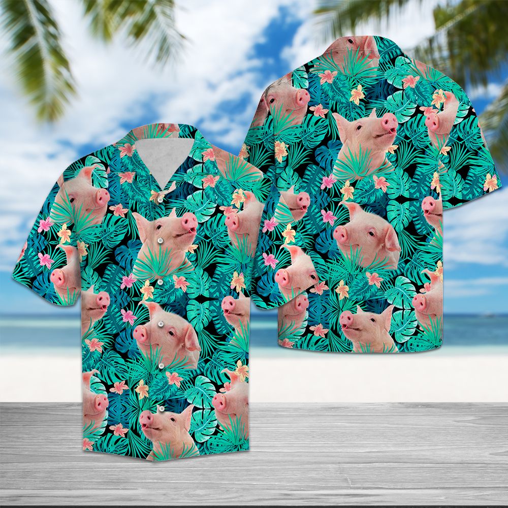 Pig Tropical T0307 - Hawaii Shirt