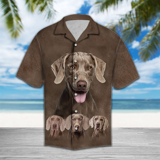 Cute Weimaraner H3745 - Hawaii Shirt