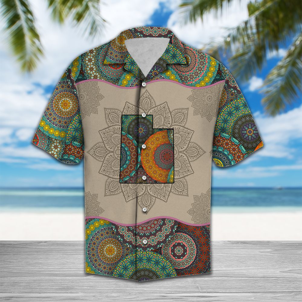 Awesome Utah Mandala H27043 - Hawaii Shirt