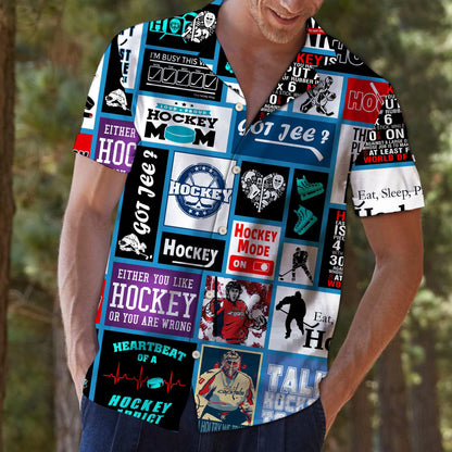 Hockey Heartbeat T0307 - Hawaii Shirt