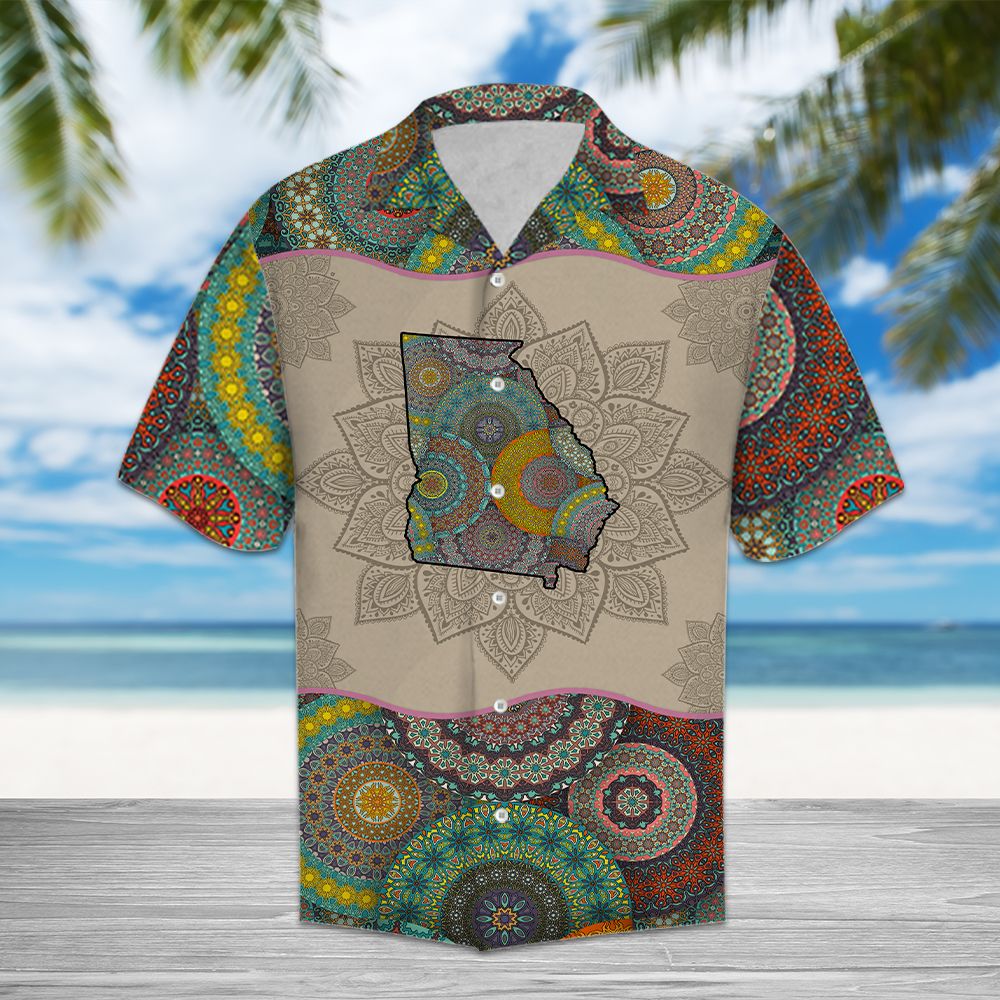 Awesome Georgia Mandala H27018 - Hawaii Shirt