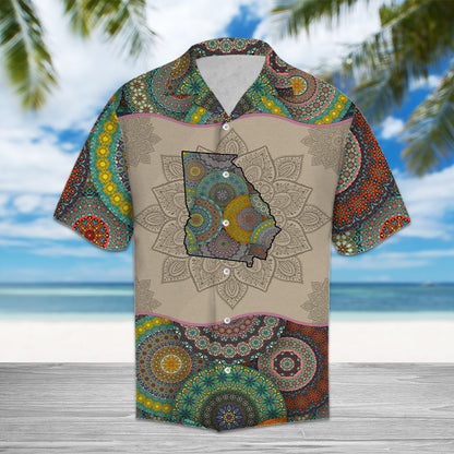 Awesome Georgia Mandala H27018 - Hawaii Shirt