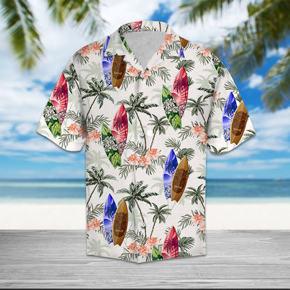 Surfboard Tropical Vintage T0307 - Hawaii Shirt
