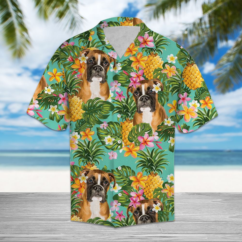 Tropical Pineapple Boxer H37013 - Hawaii Shirt
