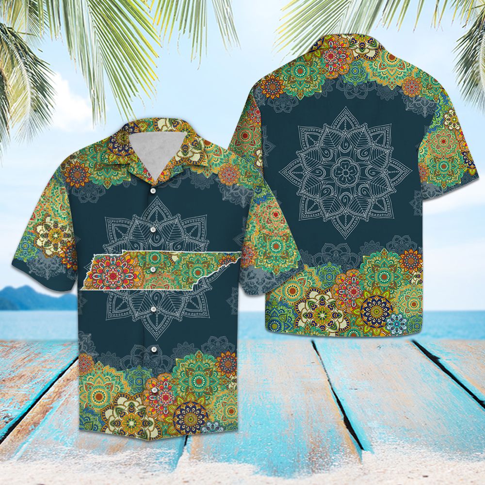 Tennnessee Floral Mandala G5703 - Hawaii Shirt