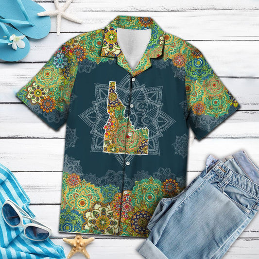 Idaho Floral Mandala G5703 - Hawaii Shirt