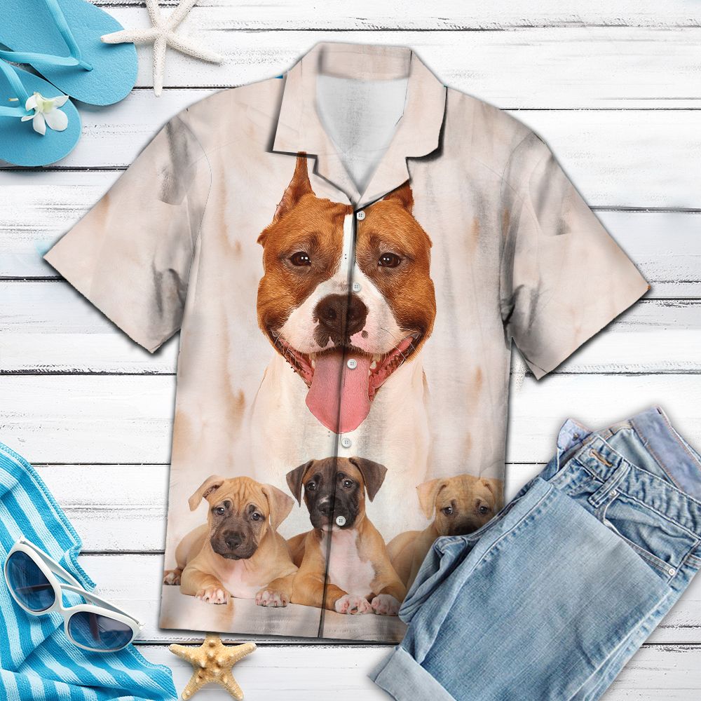 Awesome American Staffordshire Terrier G5703 - Hawaii Shirt