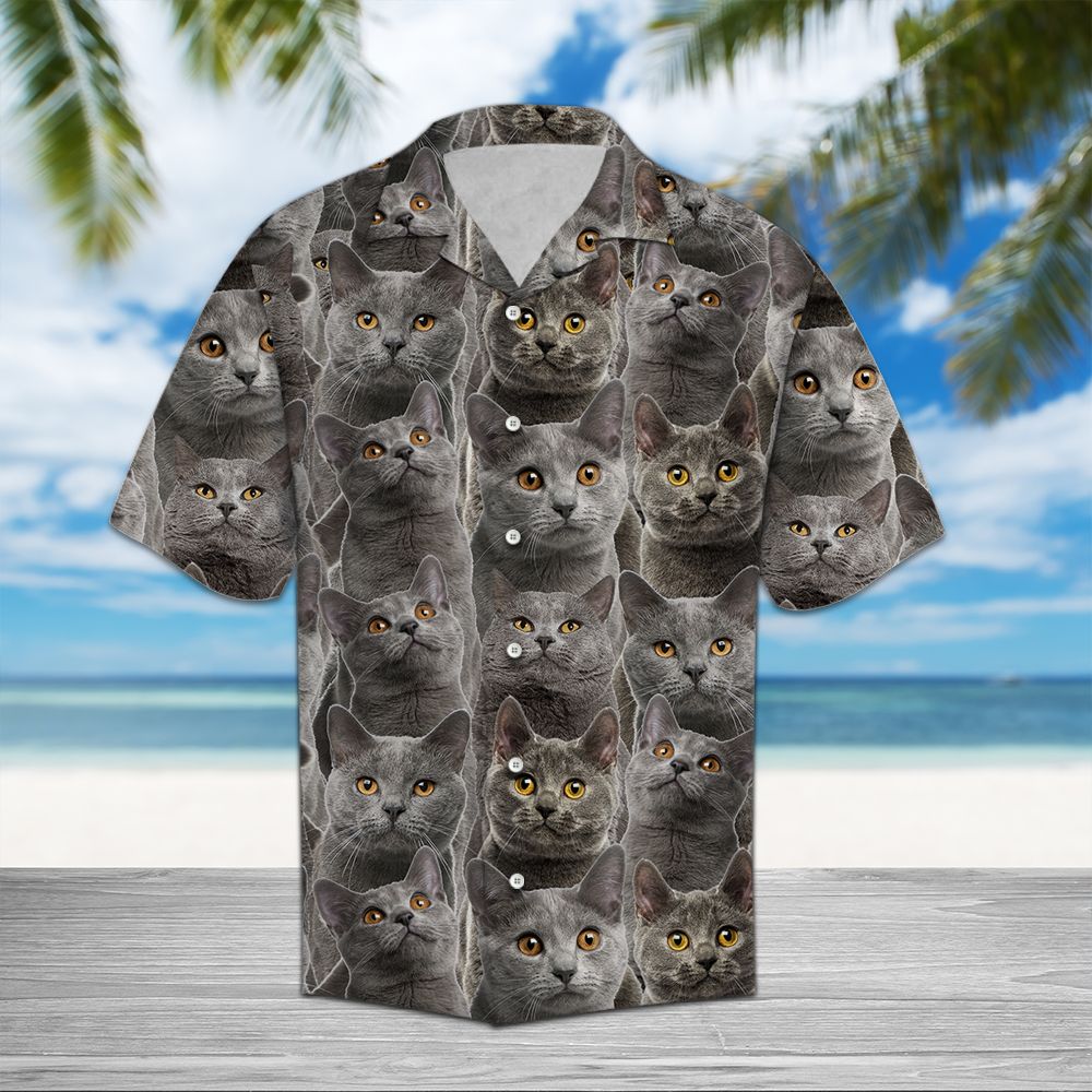 Chartreux Awesome D0607 - Hawaii Shirt