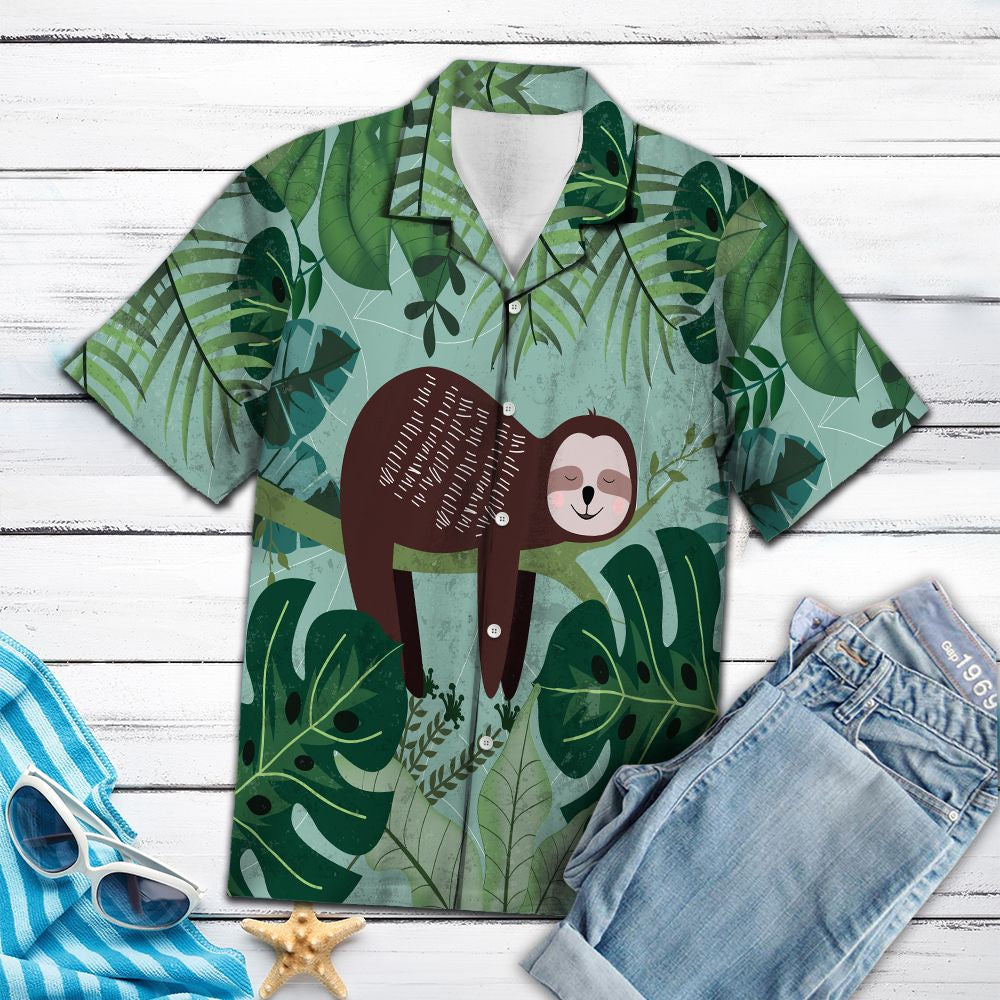 Sloth Jungle T0607 - Hawaii Shirt