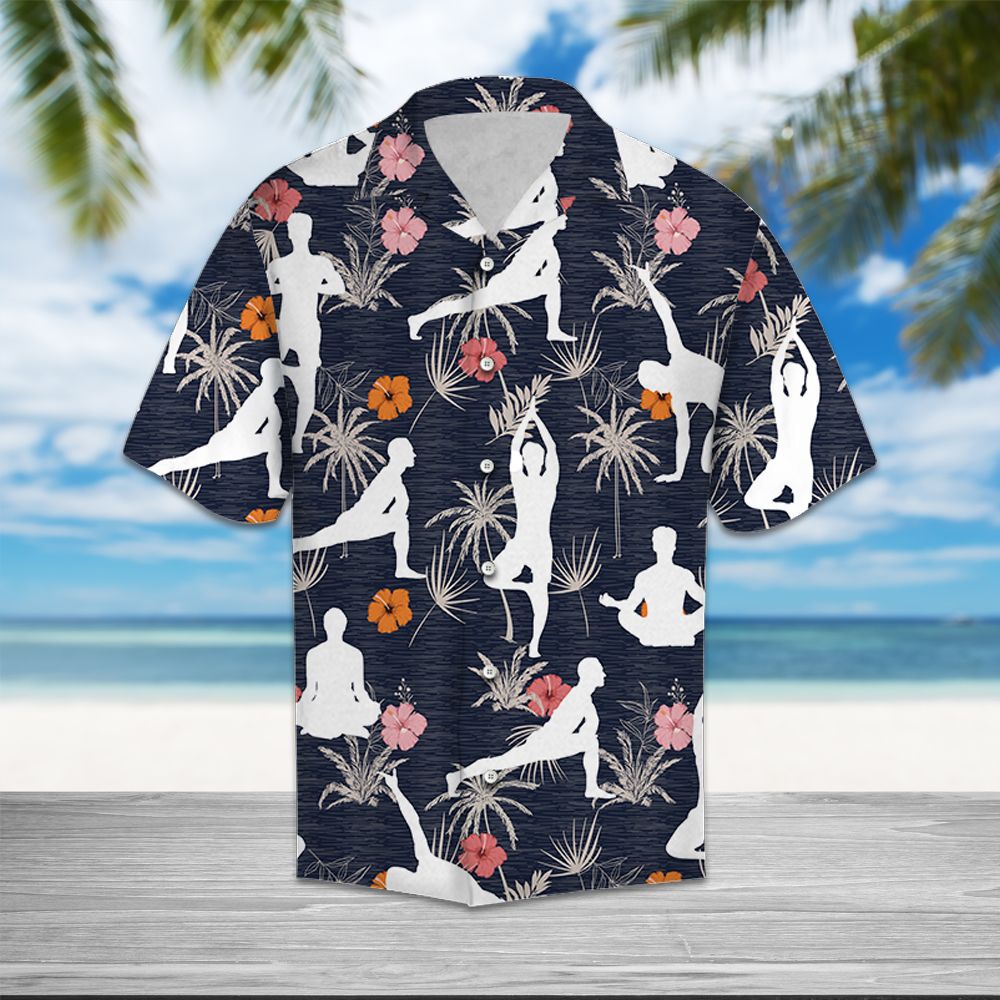 Yoga Pose Exotic Forest T0607 - Hawaii Shirt