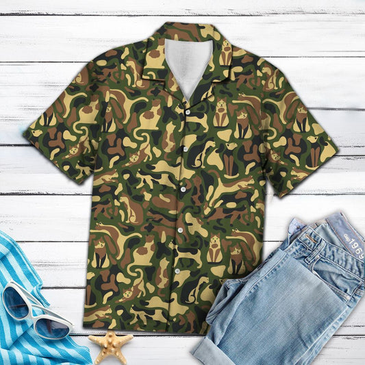 Cat Camo G5706 - Hawaii Shirt