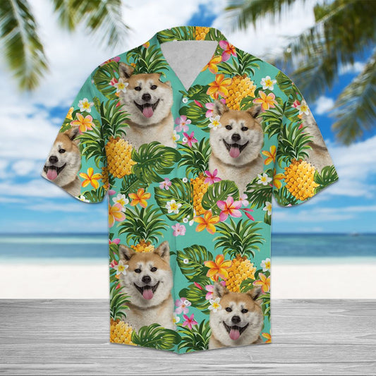 Tropical Pineapple Akita H37022 - Hawaii Shirt
