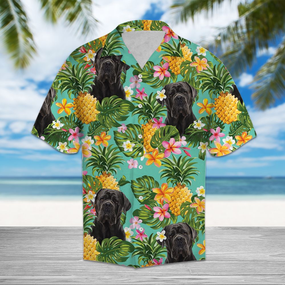 Tropical Pineapple Cane Corso H37024 - Hawaii Shirt