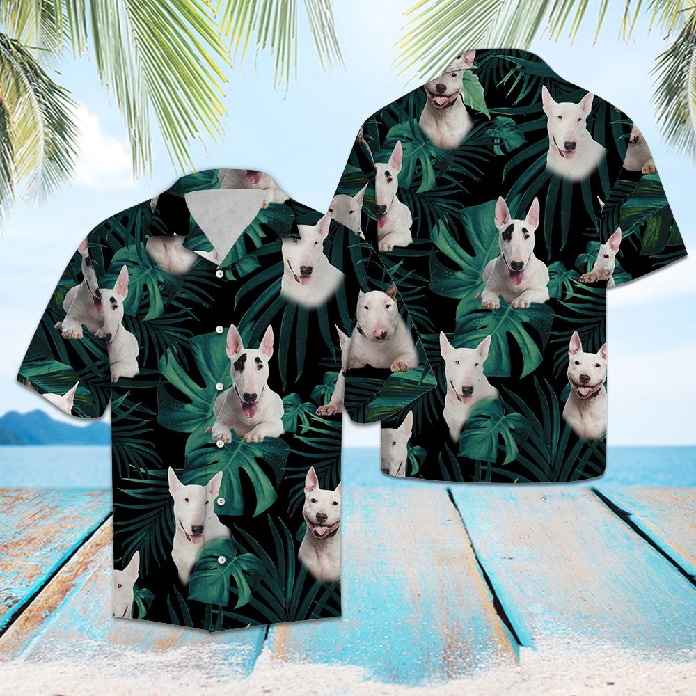 Bull Terrier Tropical Jungle G5706 - Hawaii Shirt