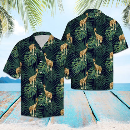 Giraffe Tropical T0607 - Hawaii Shirt