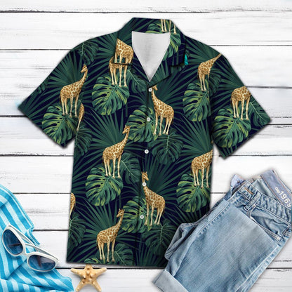 Giraffe Tropical T0607 - Hawaii Shirt