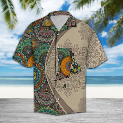 Rhode Island Mandala H67007 - Hawaii Shirt