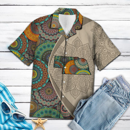 Nebraska Mandala H67049 - Hawaii Shirt