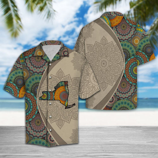 New York Mandala H67053 - Hawaii Shirt