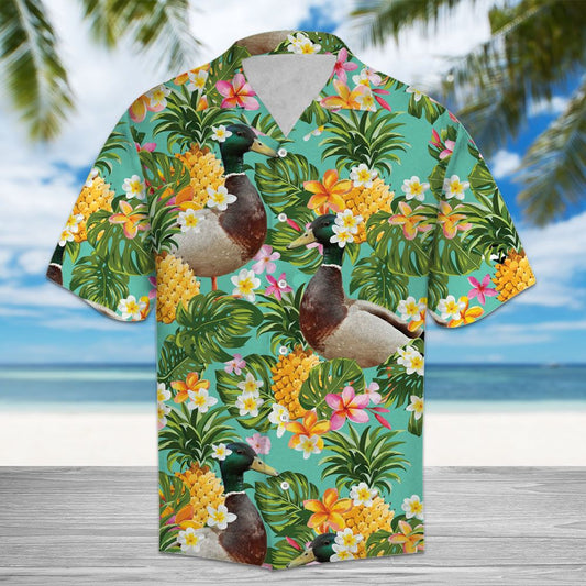 Tropical Pineapple Duck H67025 - Hawaii Shirt
