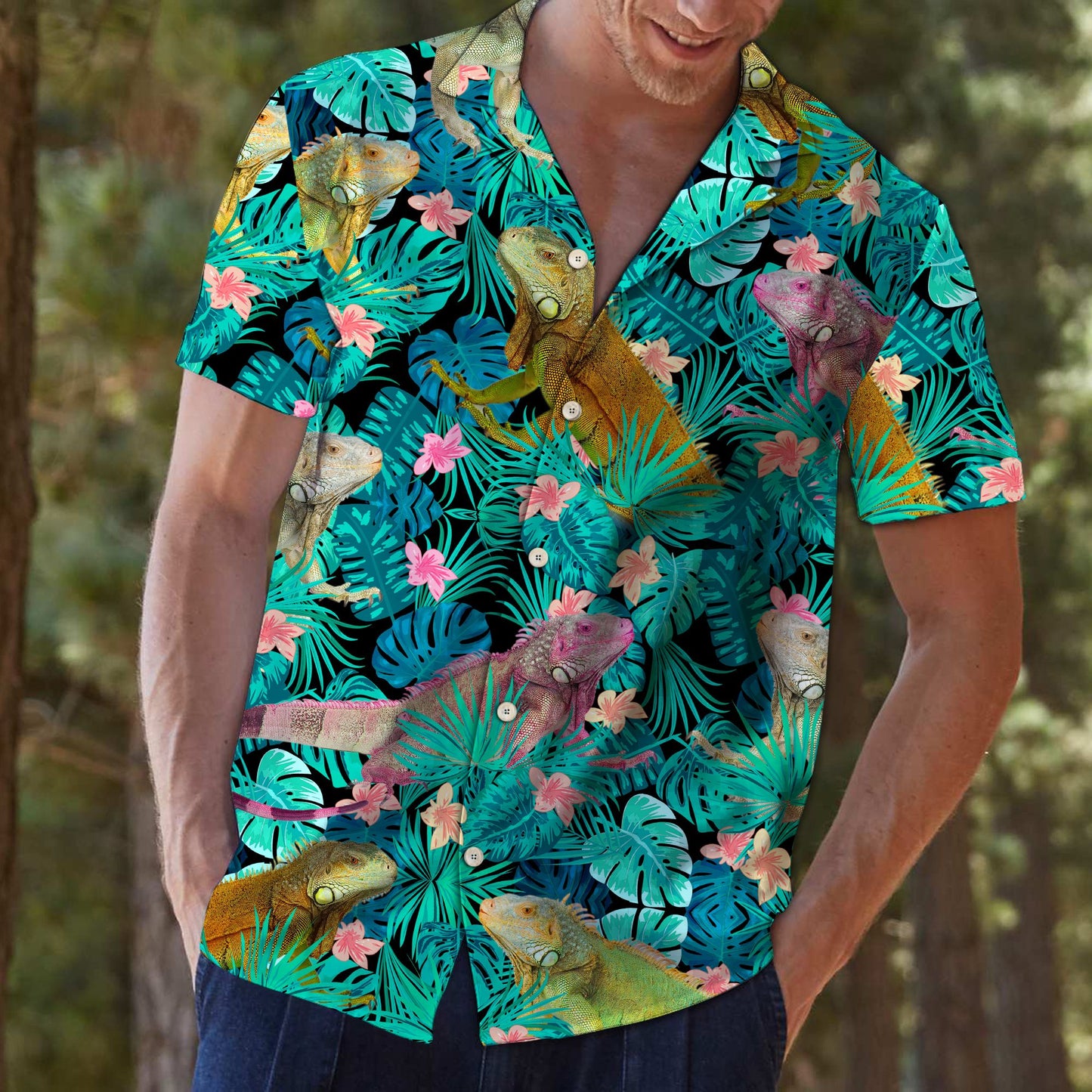 Iguanas Tropical T0607 - Hawaii Shirt