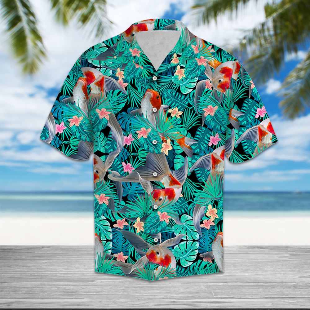 Koi Fish Tropical T0607 - Hawaii Shirt