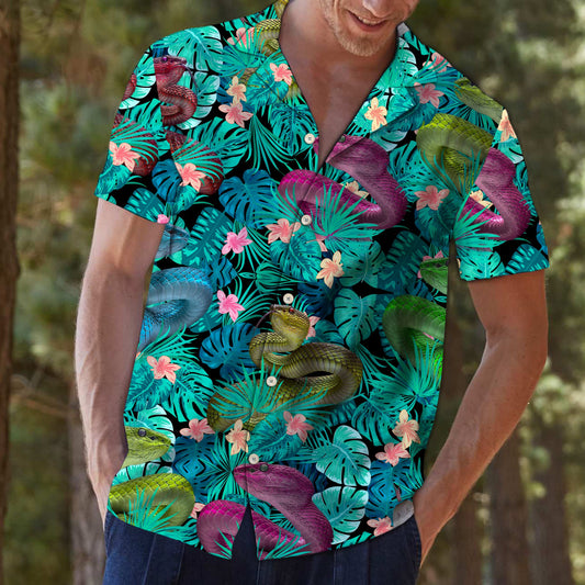 Snake Tropical T0607 - Hawaii Shirt