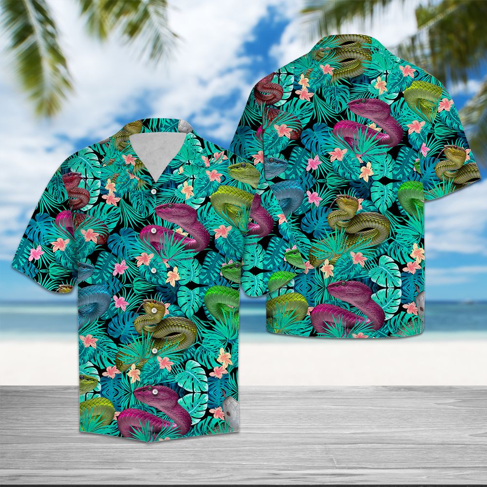 Snake Tropical T0607 - Hawaii Shirt