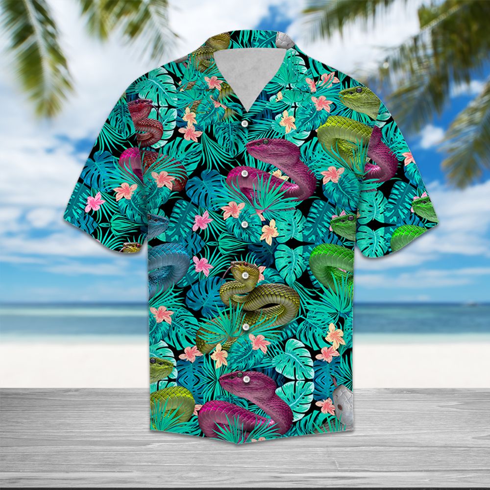 Snake Tropical T0607 - Hawaii Shirt