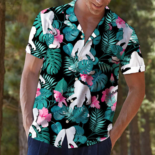 Bigfoot Jungle Palm T0607 - Hawaii Shirt