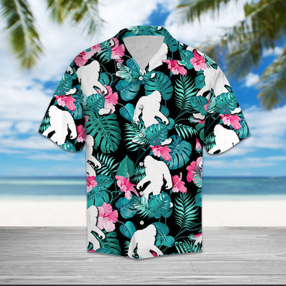Bigfoot Jungle Palm T0607 - Hawaii Shirt