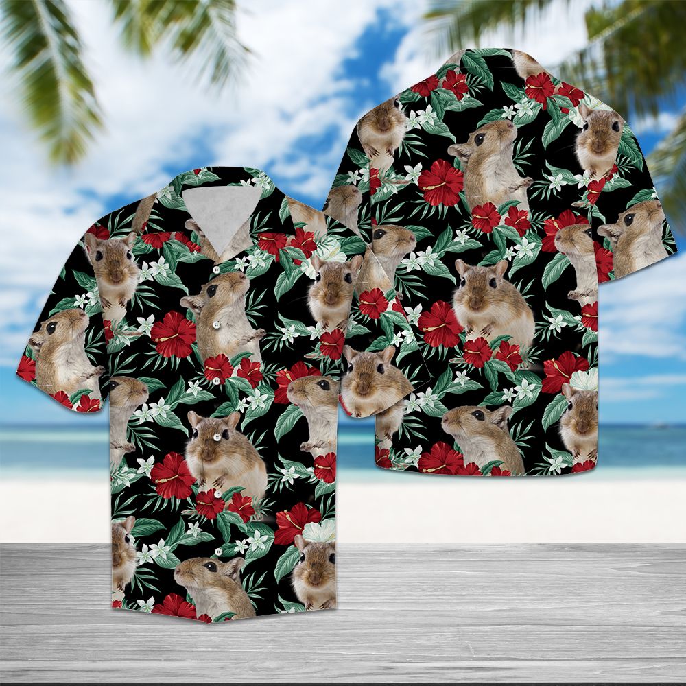 Gerbils Vintage Flower T0607 - Hawaii Shirt