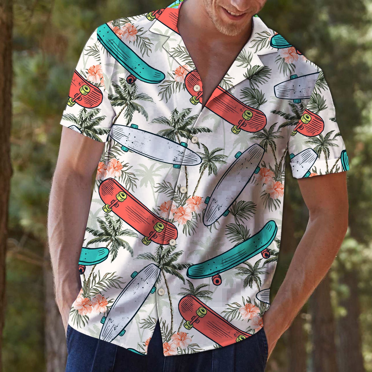 Skateboard Tropical Vintage T0707 - Hawaii Shirt