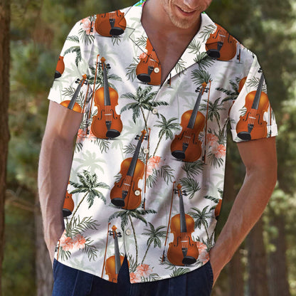 Violin Tropical Vintage T0707 - Hawaii Shirt
